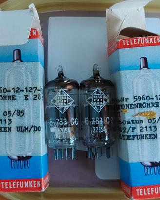 Doppio TriodoTELEFUNKEN VALVOLA PREAMPLIFICATRICE