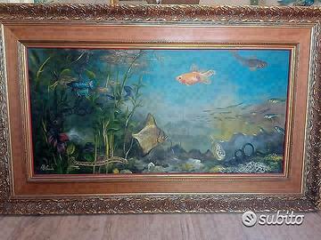 Quadro dipinto a olio grandi dimensioni