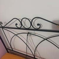 letto in ferro battuto una piazza e mezz