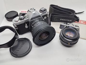 Pentax ME con 18mm. e  50mm.