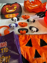Set notte Halloween zucca zaino braccialetti led