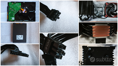 Blocco PC: PSU 650W + Dissi Arctic + RAM + SSD/HDD