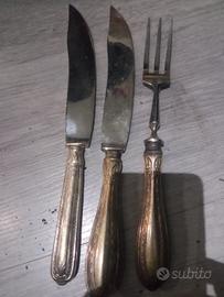 set posate argento 
