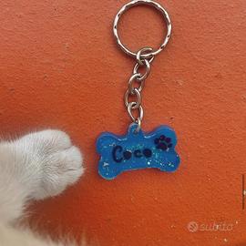 Targhetta cane/gatto o portachiavi