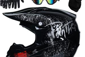 Casco Motocross Bambino Set