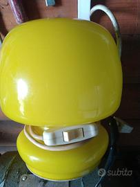 Lampada Fungo gialla Murano