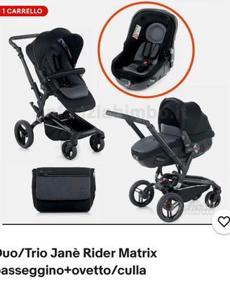 Passeggino duo/trio JANE RIDER