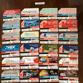 #27. Lotto 24 schede telefoniche varie