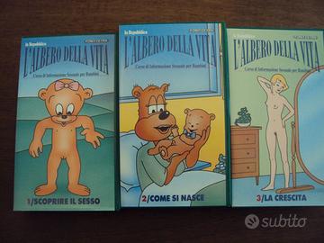 L'Albero della vita - 3 VHS  Corso di ed. sessuale