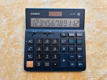 Calcolatrice solare CASIO DH-12ET a 12 cifre