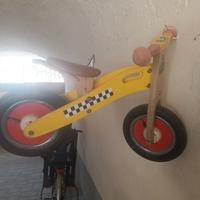 bici senza pedali di legno