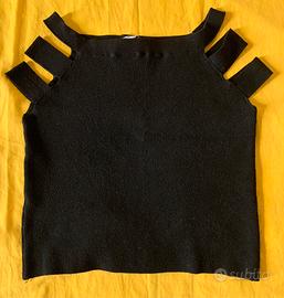 Top donna nero