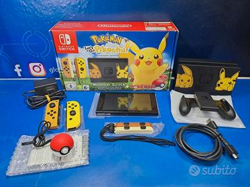 NINTENDO SWITCH EDIZIONE LET'S GO PIKACHU+POKEBALL