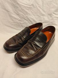 Scarpe Mocassini Tod's Uomo Pelle Marrone Mis.8