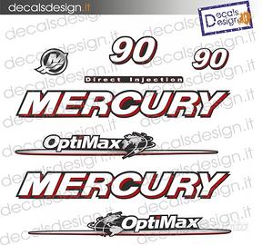 Kit adesivi sostitutivo per motore mercury 90 cv