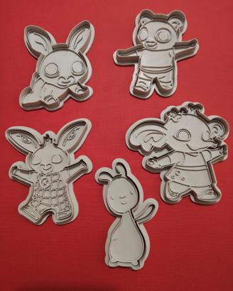 Set 4 formine biscotti ePersonaggi Bing