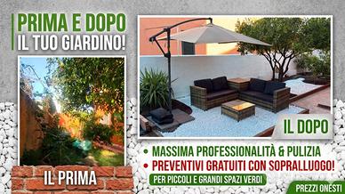 Manutenzione e progettazione piccoli giardini