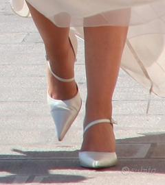 Scarpe da sposa, prima sposa, avorio, n. 37,