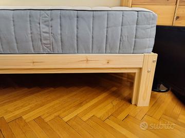Struttura Letto Singolo IKEA NEIDEN + Doghe LUROY