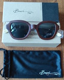 Occhiali da sole in legno Baci Milan