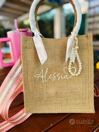 Borsa iuta PERSONALIZZABILE