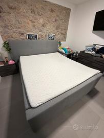 Topper matrimoniale 180×200 cm sfoderabile