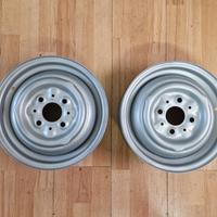 2 Cerchi FIAT 600 D epoca 12'' 