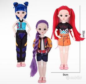 Set bambole fashion – pacco 6 pezzi