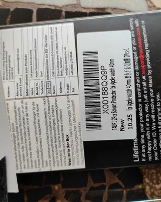 cover Apple whatch compreso vetro