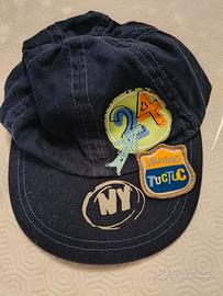Cappellino tuc tuc blu bambino taglia 50