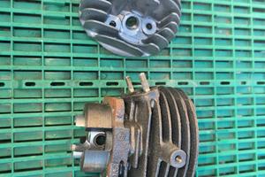 TESTA CILINDRO PISTONE PIAGGIO 50
