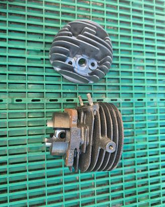 TESTA CILINDRO PISTONE PIAGGIO 50
