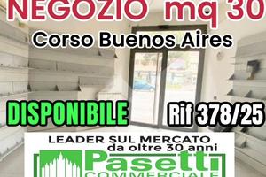 Corso Buenos Aires NEGOZIO di mq 30