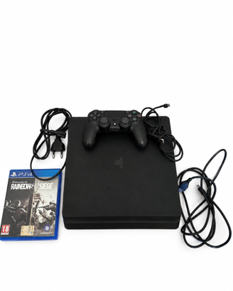 PS4 slim+Controller+gioco Raimbow six siege