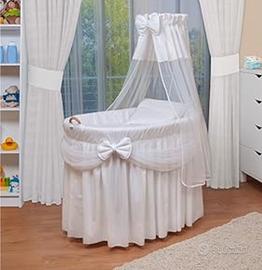 CULLA IN VIMINI NEONATI COMPLETA