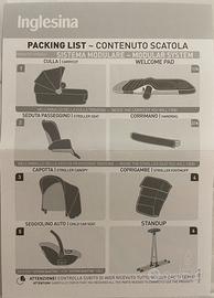 Inglesina Trilogy 4 City Ardesia Cayman Silver