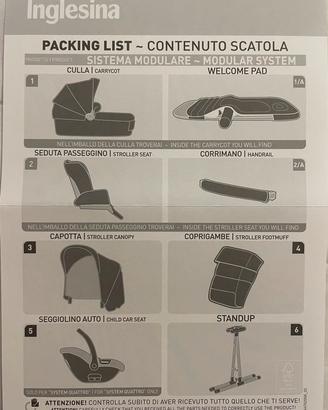 Inglesina Trilogy 4 City Ardesia Cayman Silver