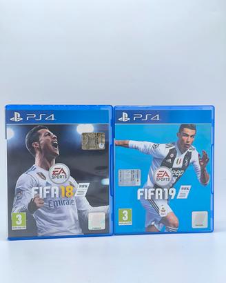 Bundle FIFA 18 + FIFA 19 PS4/PS5