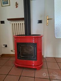 Stufa a legna in maiolica Piazzetta