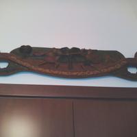 fiancata in legno di Carretto Siciliano