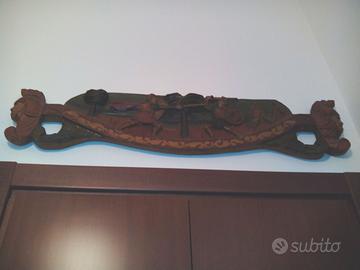 fiancata in legno di Carretto Siciliano