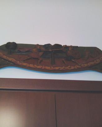 fiancata in legno di Carretto Siciliano
