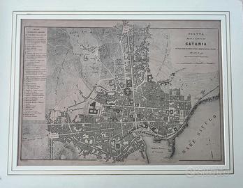 Pianta della Città di Catania