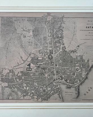 Pianta della Città di Catania