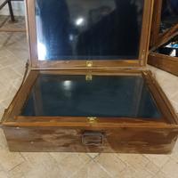Teca espositore vintage
