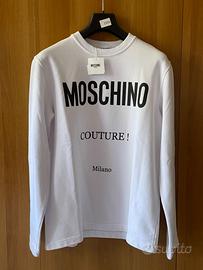 Felpa moschino outlet bianca