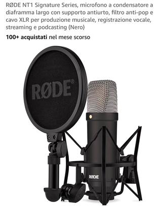 microfono rode nt1 + Focusrite