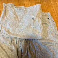 pantaloncini e maglietta ralph lauren