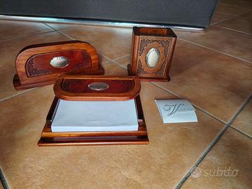 Set Scrivania 3 pz Valenti & Co. NUOVI con Scatole