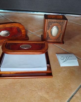 Set Scrivania 3 pz Valenti & Co. NUOVI con Scatole